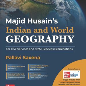 Indian and World Geography (English) for UPSC CSE 2025 by Majid Husain and Pallavi Saxena (MGH)